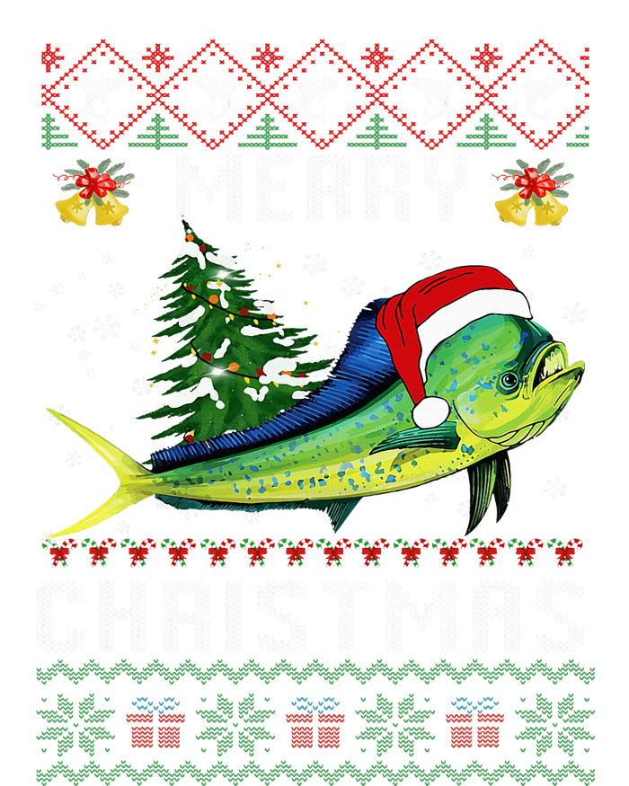 Mahi Mahi Fish Lover Xmas Tree Santa Mahi Mahi Christmas Women's Fleece Hoodie