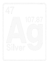 Silver Chemical Ag Symbol Periodic Table of Elements Present T-Shirt