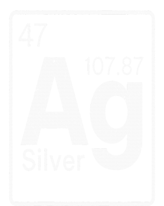 Silver Chemical Ag Symbol Periodic Table of Elements Present T-Shirt