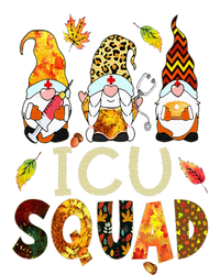 ICU Squad Gnome Nurse Leopard Thanksgiving Fall Stethoscope T-Shirt