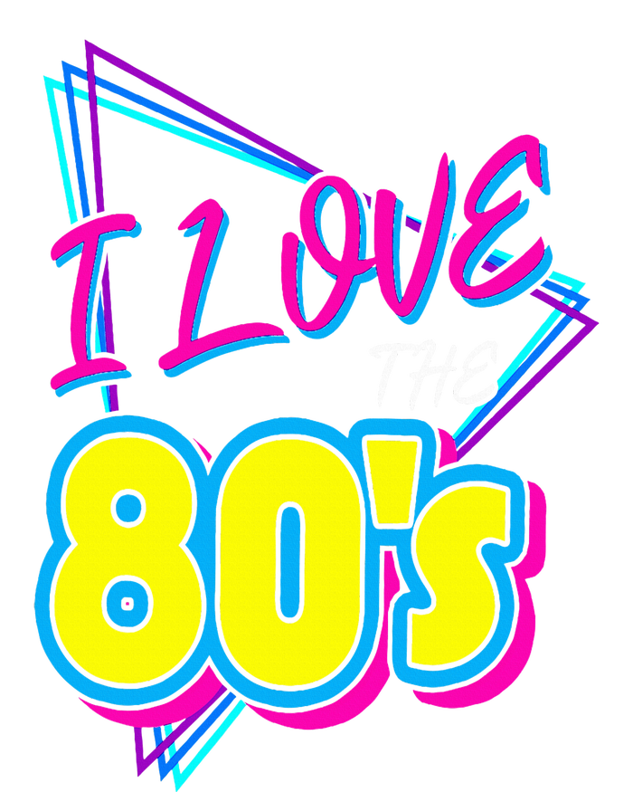 I Love the 80's I Love the 80s Ladies Long Sleeve Shirt