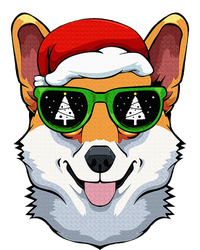 Corgi Sunglasses Christmas Pajama Dog Santa Hat XMas Tree Full Zip Hoodie