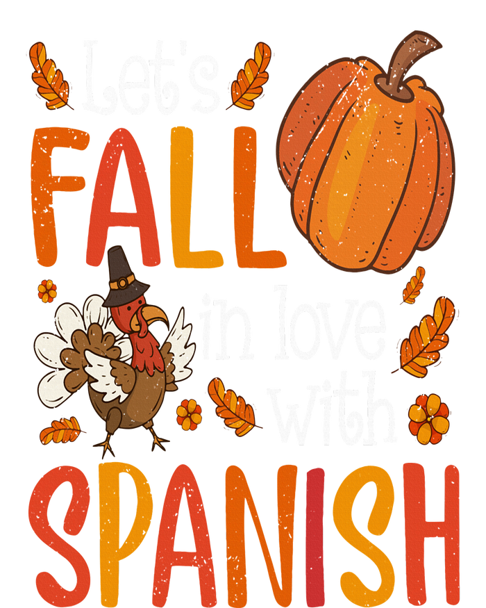 Lets Fall In Love With Spanish Teacher Thanksgiving Magnet