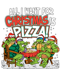 Turtles All I Want For Christmas Is Pizza Kids Long Sleeve Shirt