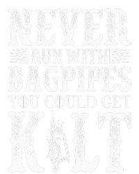 Never Run With Bagpipes You Could Kilt Bagpipe Players Kids Long Sleeve Shirt