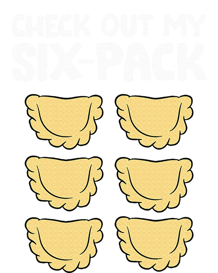 Check Out My Six Pack Polish Dumplings Funny Pierogi T-Shirt