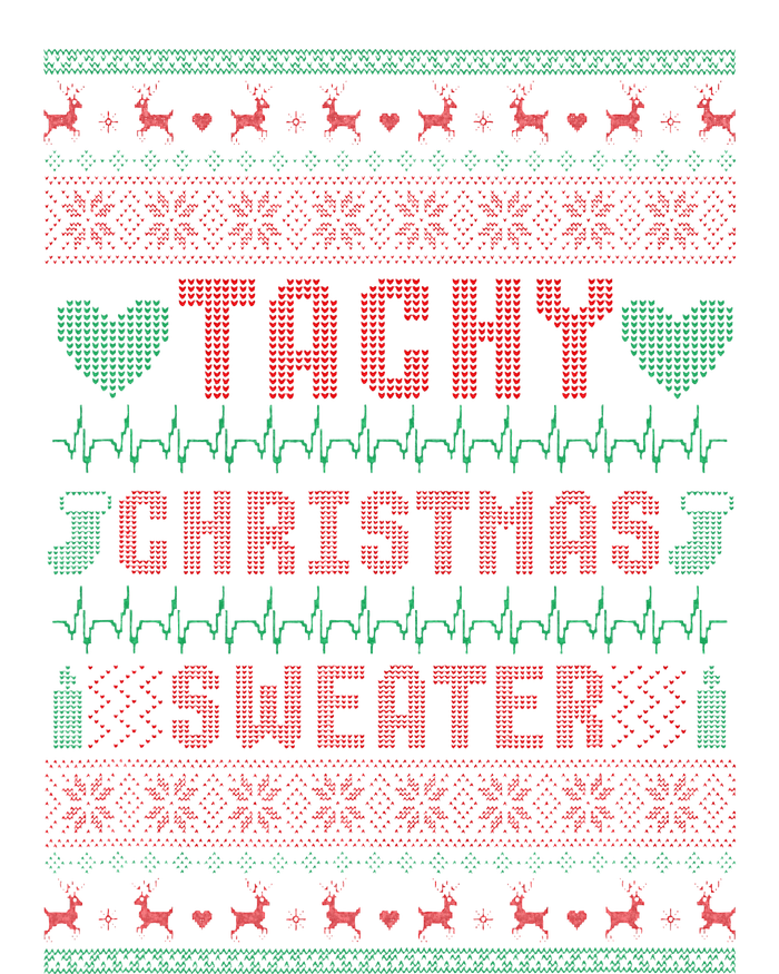 Tachy Nurse Ugly Christmas Sweater Medical Cardiac Icu Xmas T-Shirt