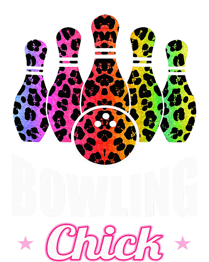 Bowler Chick Bowling Ball Leopard Art Bowling Women’s Perfect Tri Rocker Tank