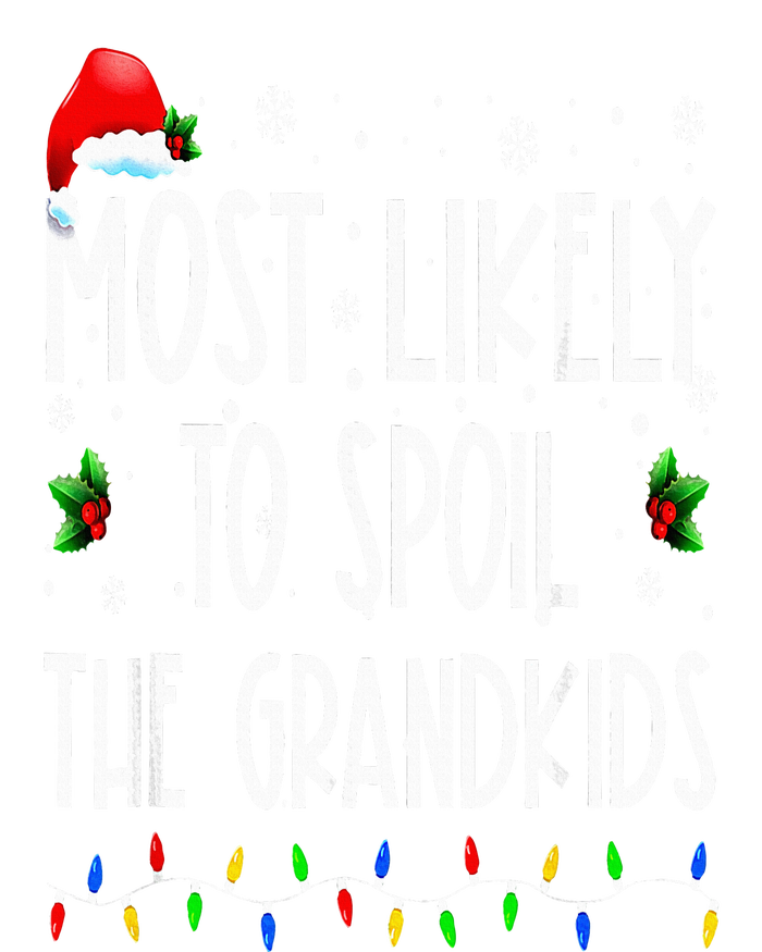 Most Likely To Spoil The Grand Funny Christmas Grandma Women’s Perfect Tri Rocker Tank