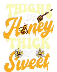 Thighs Like Honey Thick And Sweet Thick Thighs Women's Racerback Cropped Tank