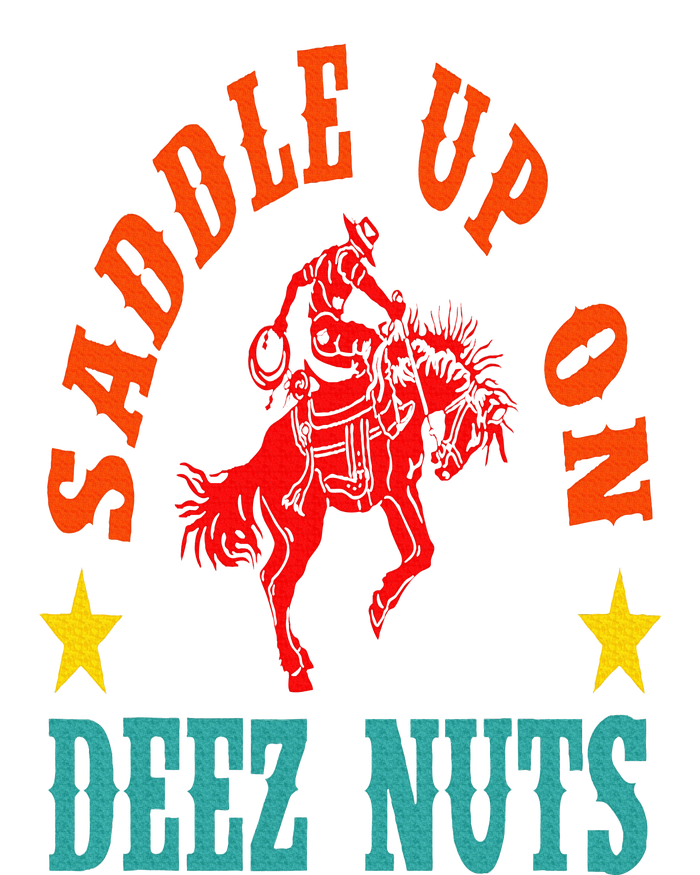 Saddle Up On Deez Nuts Vintage  Softstyle Adult Sport Polo