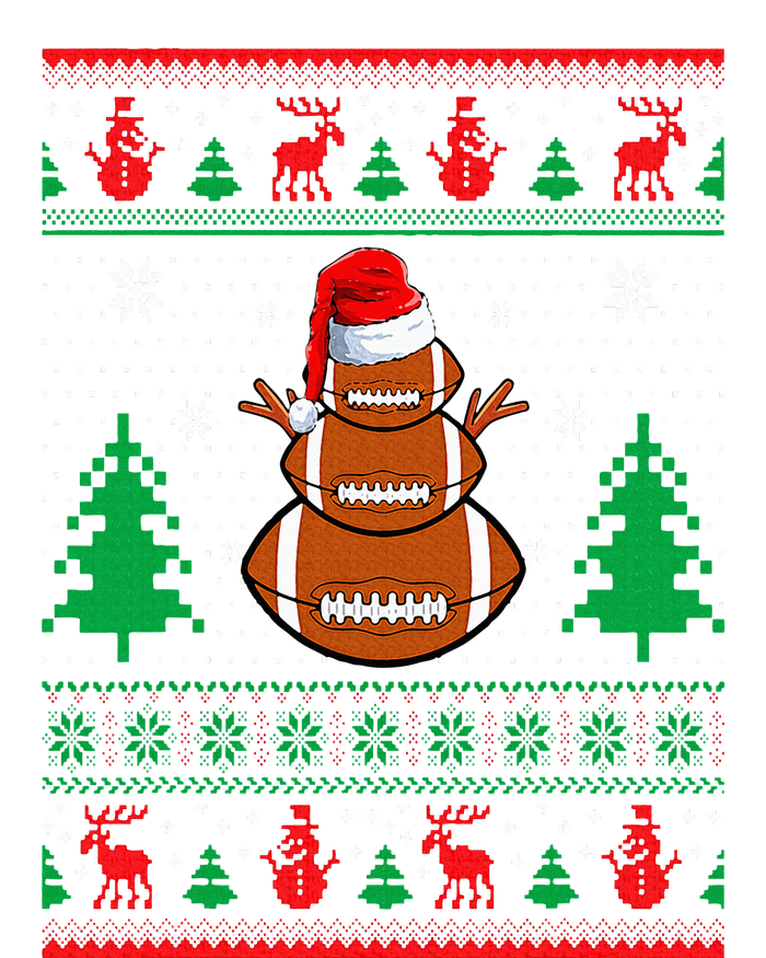 Football Santa Hat Ugly Christmas Sweaters Funny Christmas Ladies Essential Tank