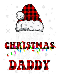 First Christmas As A Daddy Santa Hat Red Plaid Buffalo Wool Snapback Cap