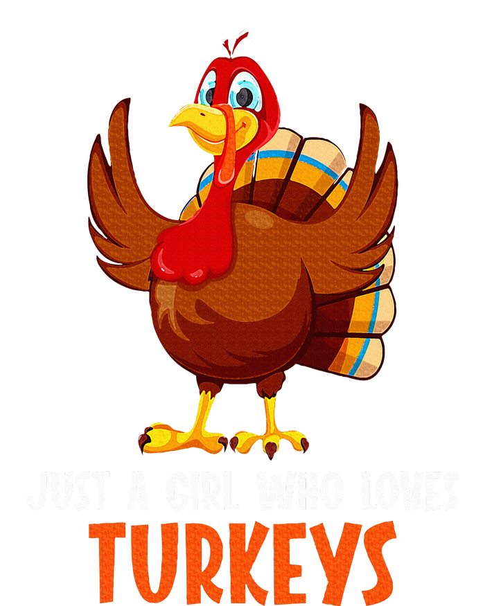 Just a girl who loves Turkeys Turkey Zip Tote Bag