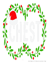 Chest Nuts Christmas Funny Matching Couple Chestnuts Women's Crop Top Tee