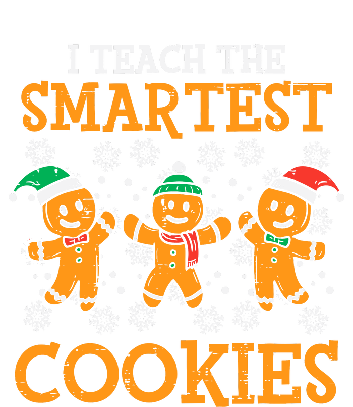 I Teach The Smartest Cookies Teacher Christmas Tie-Dye Long Sleeve Shirt