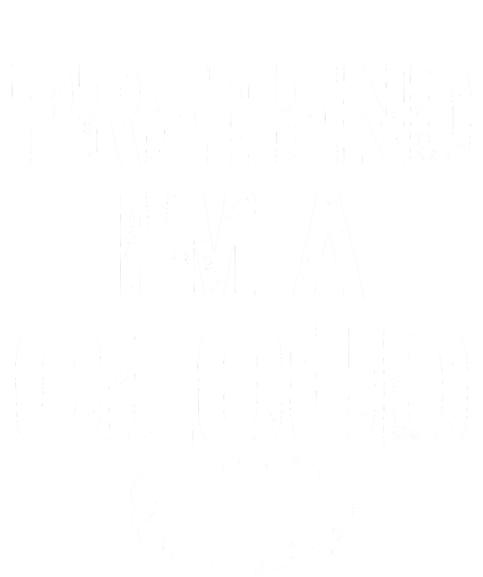 Pretend IM A Cloud Halloween Costumes Tie Dye Hoodie