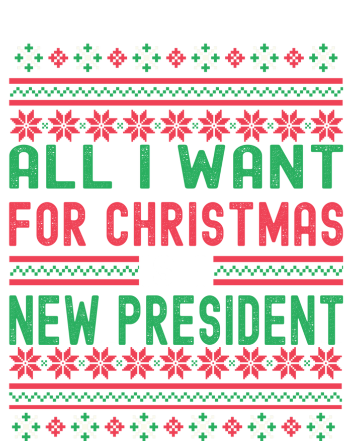 All I Want For Christmas Is A New President Xmas Sweater Cool Gift Short Acrylic Beanie