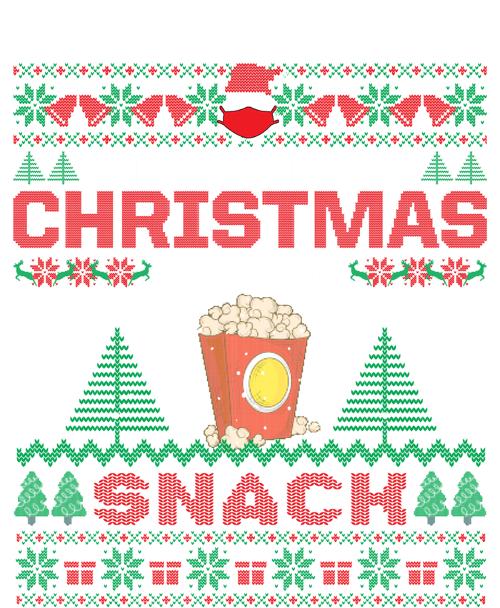 All I Want Is Snack Christmas Pajama Party Funny Cool Gift Sustainable Beanie