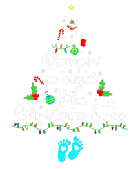 Bumpin Around The Christmas Tree Pregnancy Reveal Parentstobe Adult Humor T-Shirt