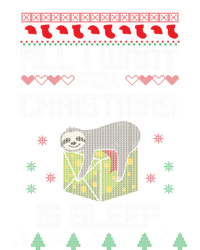 All I Want For Christmas Is Sleep Funny Xmas Pajama Costume Funny Gift Bumper Sticker