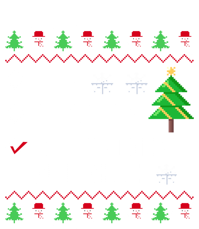 Christmas List Nice Naughty Insufficient Evidence Funny Great Gift Ladies Essential Flowy Tank