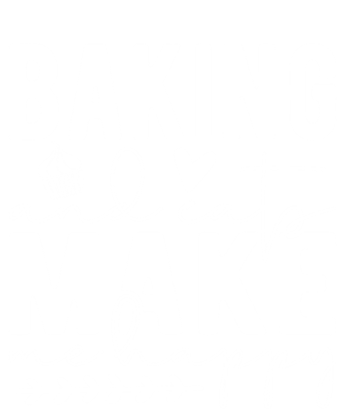 Baking And Cats Make Me Happy Feline And Cooking Lover Cool Gift Ladies Long Sleeve Shirt