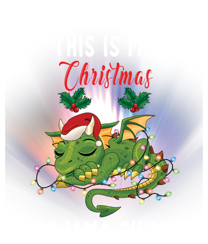 Dragon Lovers This Is My Christmas Pajama Great Gift Santa Dragon Meaningful Gif T-Shirt