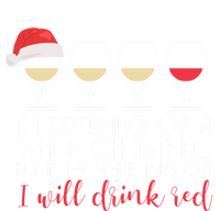 Dreaming Of A White Christmas But ILl Red Wine Meme Gift T-Shirt