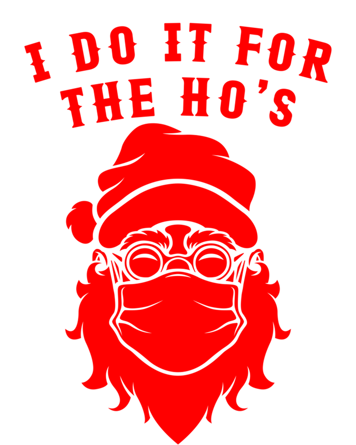 Funny I Do It For The Hos Christmas Santa Christmas Xmas Gift Full Zip Hoodie