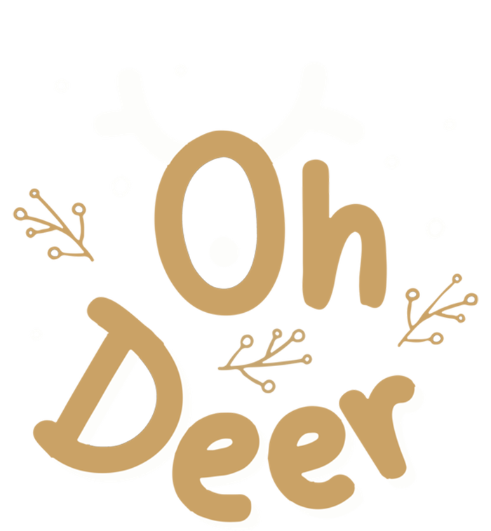 Funny Oh Deer Christmas Deer Xmas Vacation Gift Zip Tote Bag