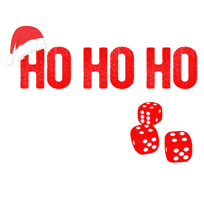 Ho Ho Ho Bunco Bitches Funny Sassy Bunco Christmas Saying Gift Women's Long Sleeve Flannel Pajama Set 