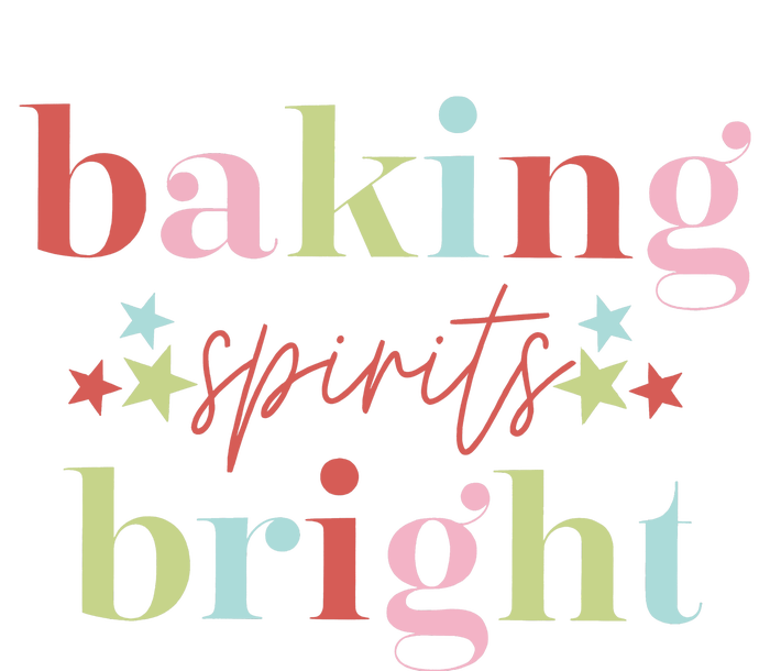 Baking Spirits Bright Christmas Baking Holiday Season T-Shirt