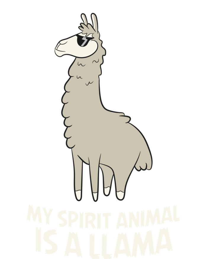 Llamas Are My Spirit Animals Alpaca Llama Funny Gift T-Shirt