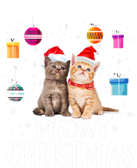 Meowy Christmas Funny Kitten Cat Kitty Lights Xmas Cute Gift Coaster