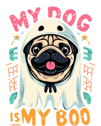 My Dog Is My Boo Spooky Season Ghost Halloween Groovy Retro Funny Gift T-Shirt