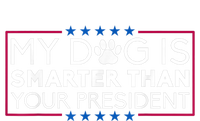 My Dog Is Smarter Than Your President Funny Dog Saying V-Neck T-Shirt