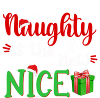 Naughty Is The New Nice Funny Santa Joke Christmas Humor Cute Gift Insulated Varsity Jacket