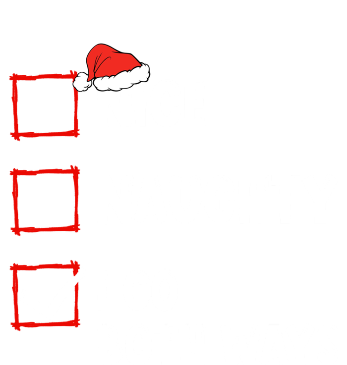 Nice Naughty I Go Both Ways Christmas List Xmas Santa Claus Gift Long Sleeve Shirt