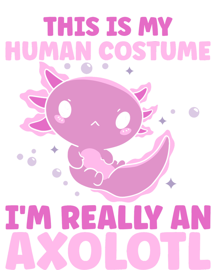 Funny This Is My Human Costume IM Really An Axolotl Lover Short Acrylic Beanie