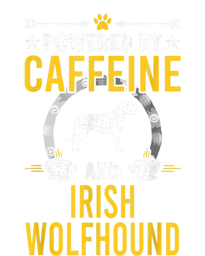 Powered By Caffeine And Irish Wolfhound Dog Lovers Daily Commute Backpack