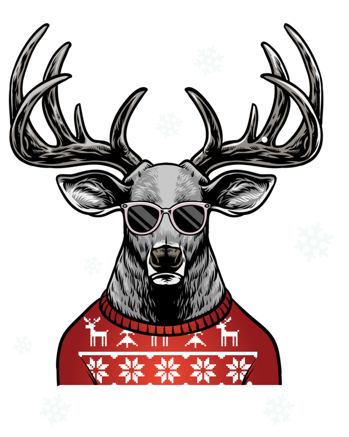 Oh Deer Vintage Christmas Retro Cool Old Fashioned Hirsch Funny Gift Women's Racerback Tank