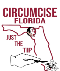 Circumcise Florida Just The Tip V-Neck T-Shirt