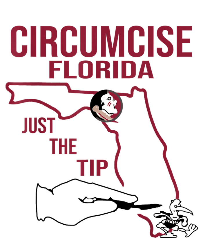 Circumcise Florida Just The Tip V-Neck T-Shirt