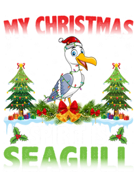 Seagull Wearing Santa Hat My Christmas Spirit Is Seagull Cute Gift T-Shirt