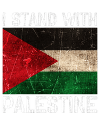 Support I Stand With Palestine Free Palestine Flag Arabic Bumper Sticker