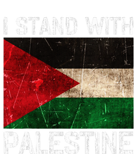 Support I Stand With Palestine Free Palestine Flag Arabic T-Shirt