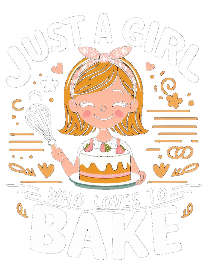 Just A Who Loves To Bake Cute Baking Lover Graphic Gift T-Shirt