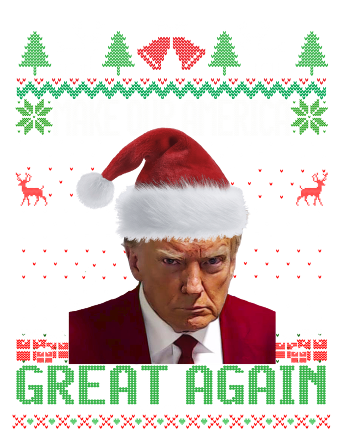 Trump Make Our America Great Again Ugly Christmas Sweater Gift Sustainable Beanie