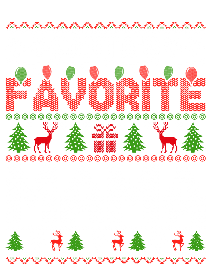 Ugly Christmas Sweaters SantaS Favorite Mama Cute Gift Button